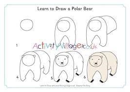 How to draw Polar bear idea 2