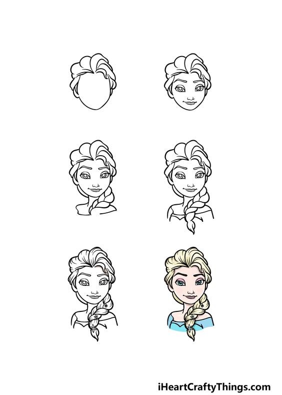 Princess Elsa idea 5 Drawing Ideas