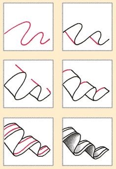 How to draw Ribbon idea 7