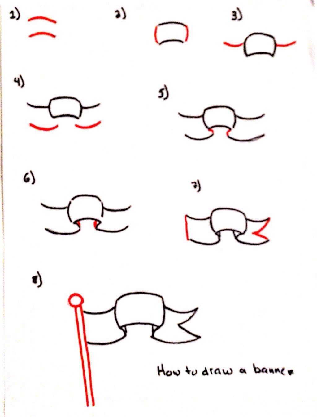 How to draw Ribbon idea 9