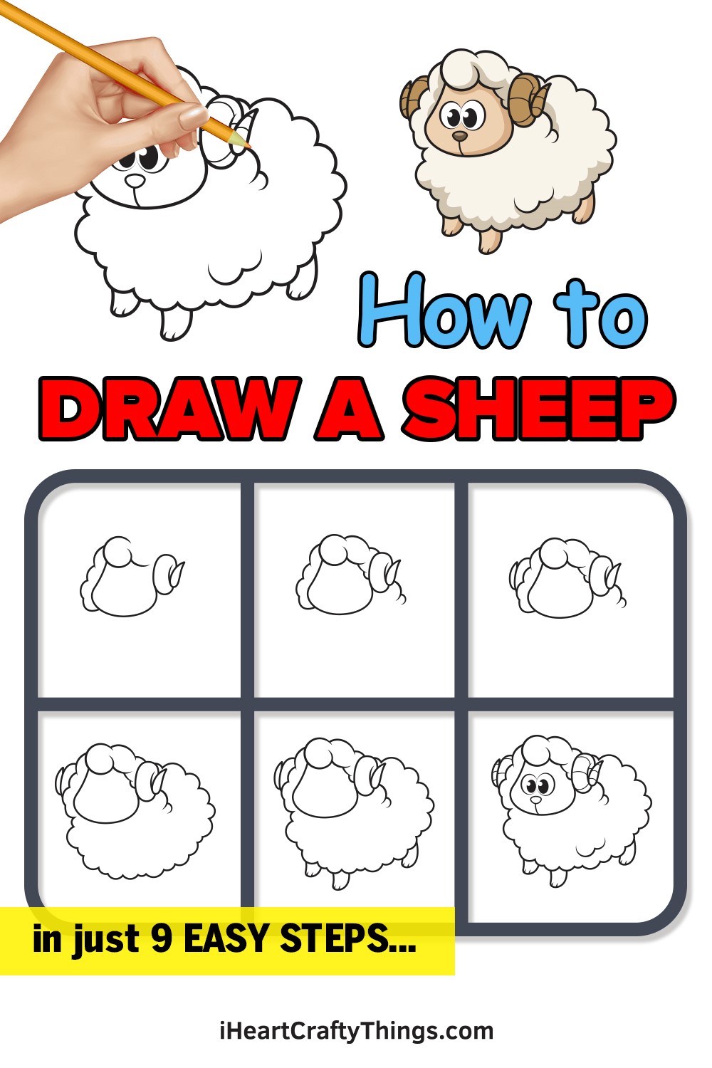 Sheep idea 10 Drawing Ideas