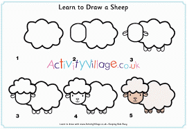 Sheep idea 14 Drawing Ideas