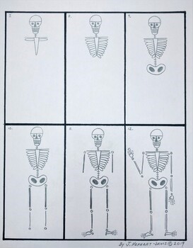 Skeleton idea 3 Drawing Ideas