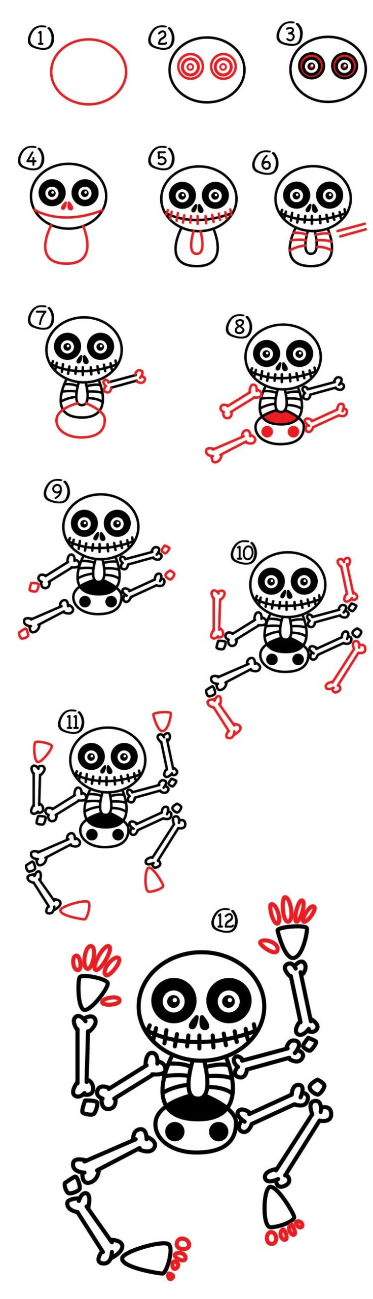 Skeleton idea 9 Drawing Ideas