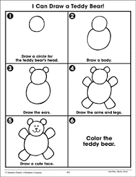 How to draw Teddy bear idea 1