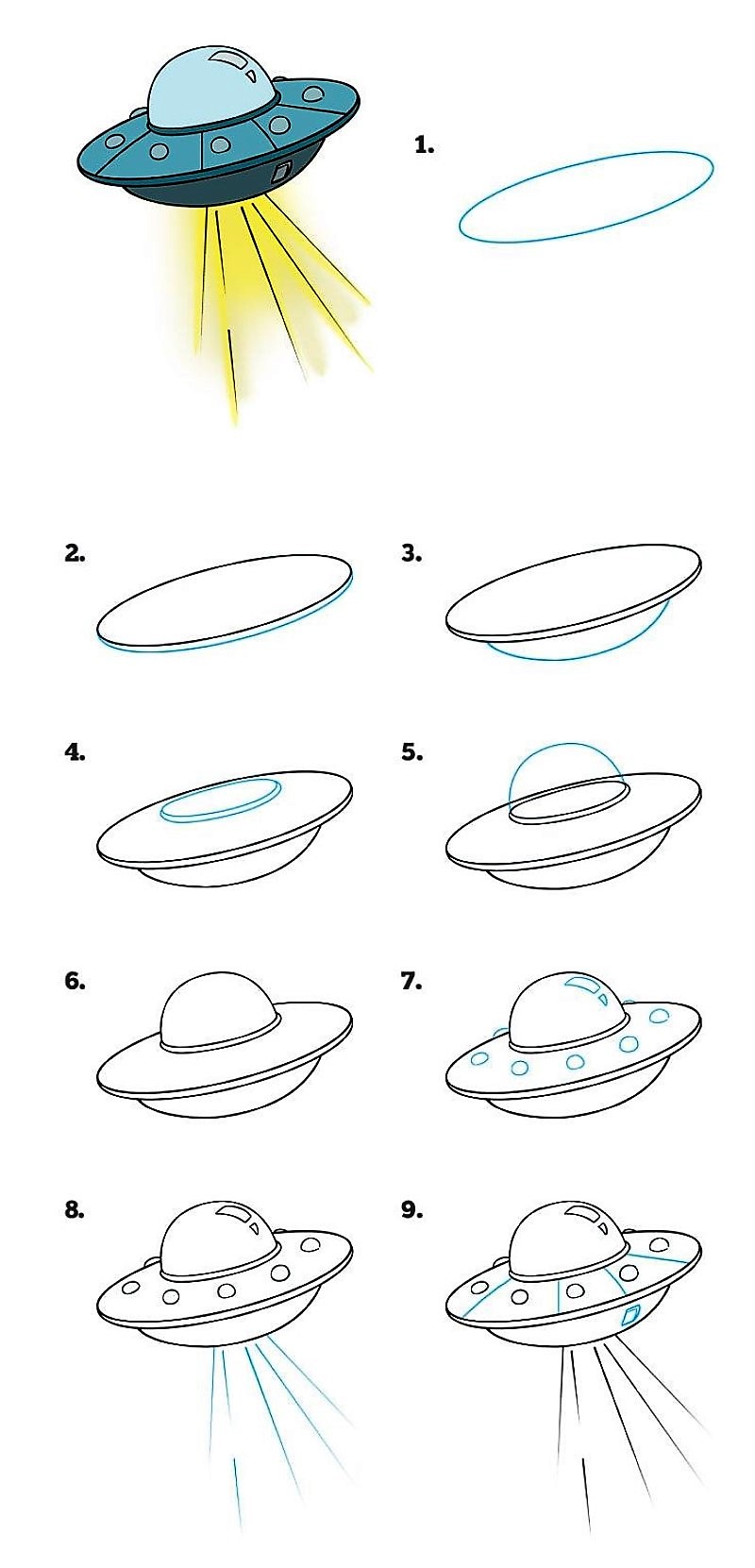 UFO idea 10 Drawing Ideas