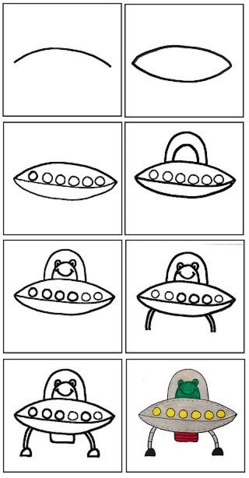 UFO idea 12 Drawing Ideas