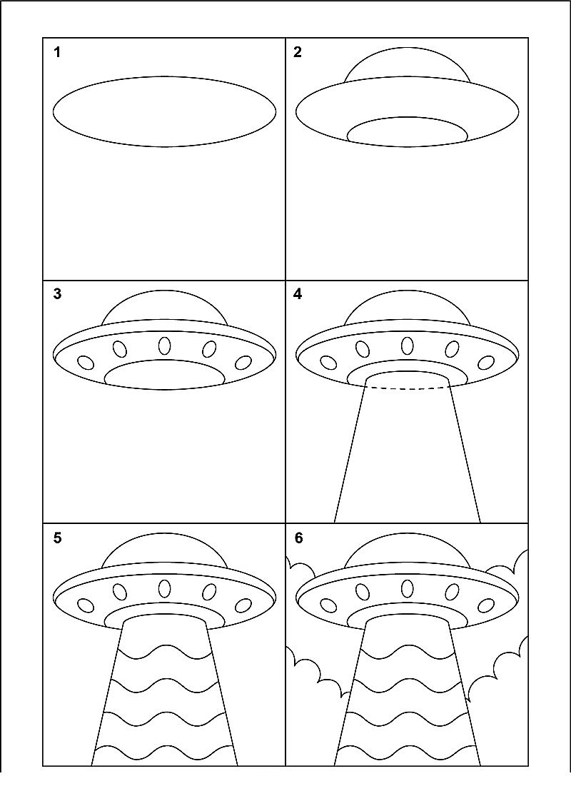 UFO idea 7 Drawing Ideas