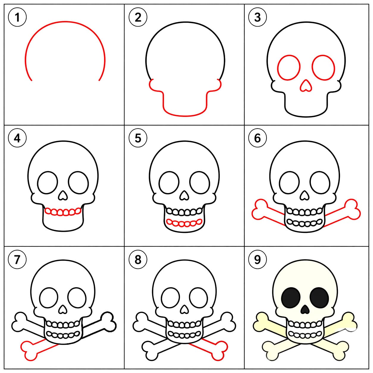 Skull free Drawing Ideas
