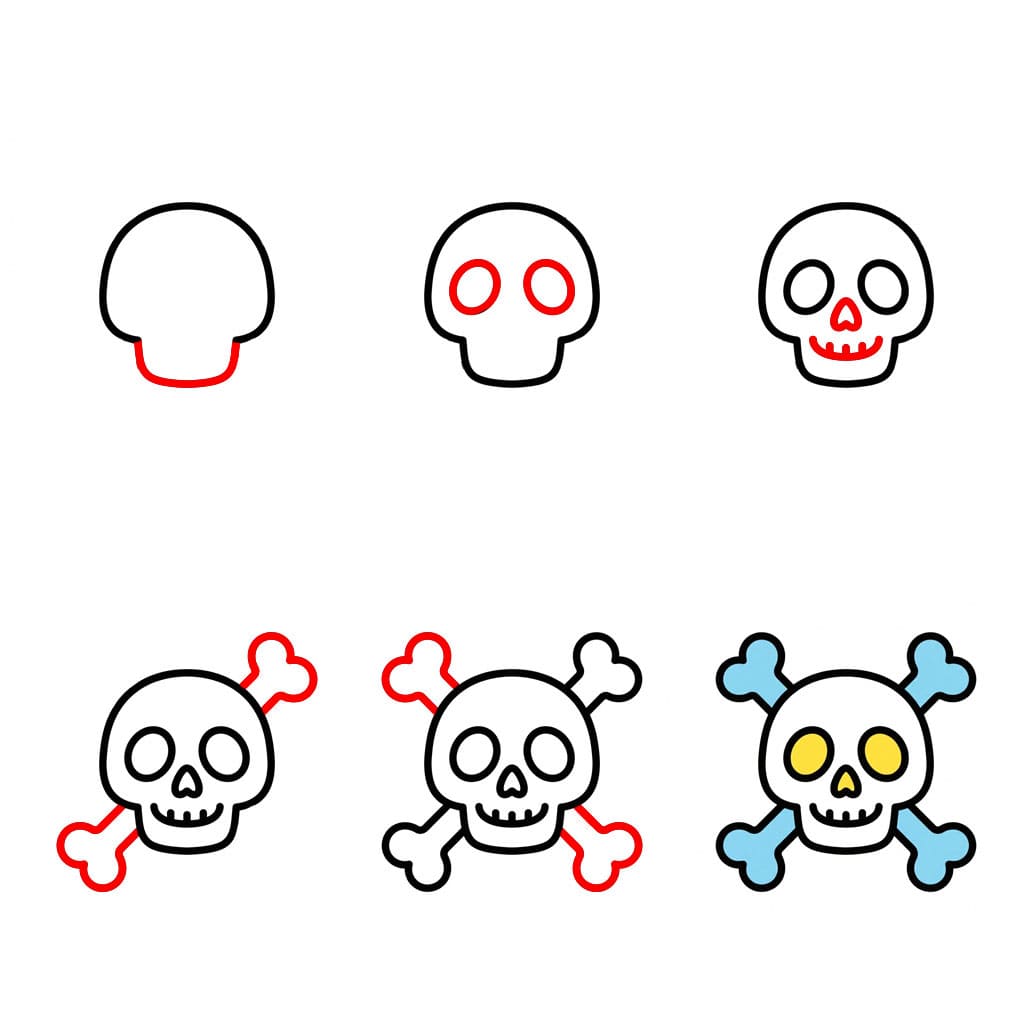 Skull printable Drawing Ideas