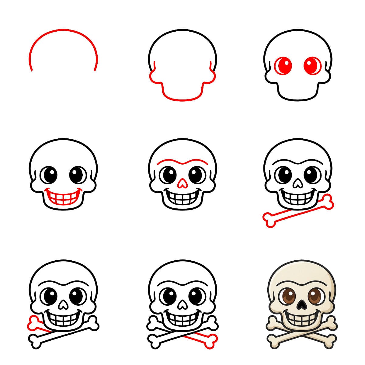 Skull smile Drawing Ideas