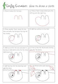 A detailed step-by-step Sloth Drawing Ideas