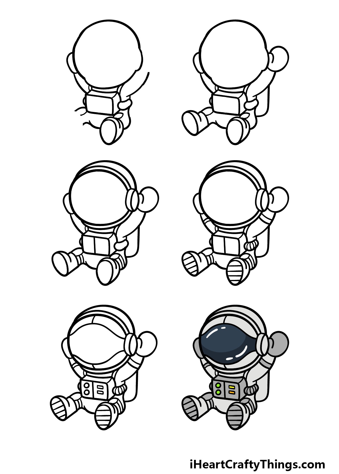 Astronaut idea 6 Drawing Ideas