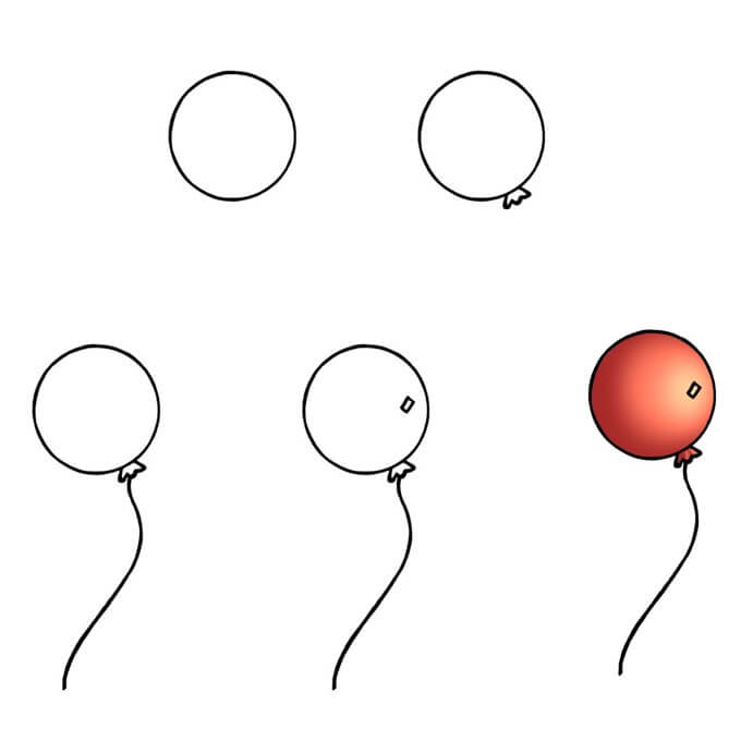 How to draw Balloon idea (12)