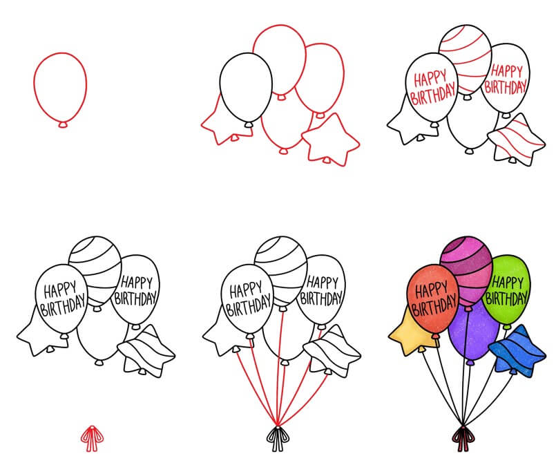 How to draw Balloon idea (13)