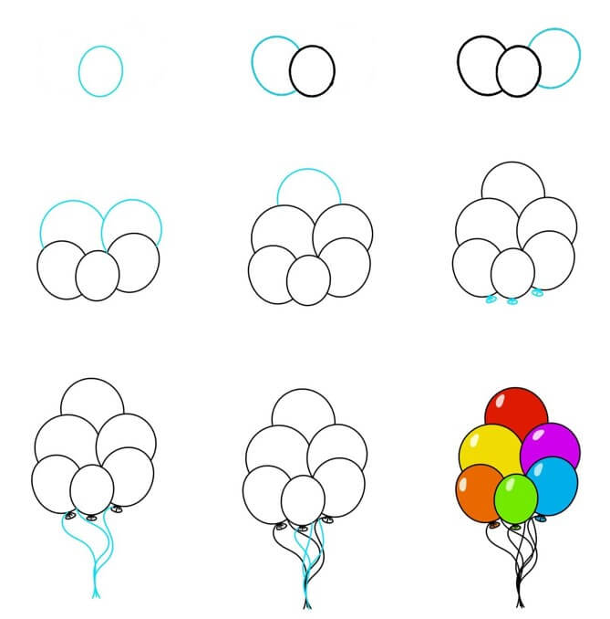 How to draw Balloon idea (16)