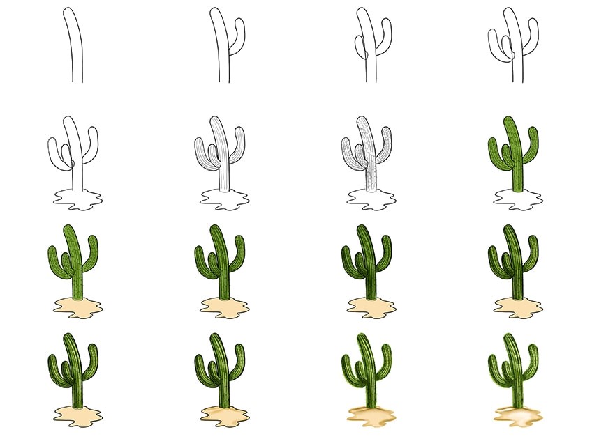 Cactus idea 2 Drawing Ideas