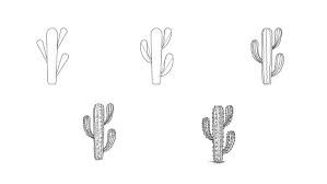 Cactus idea 3 Drawing Ideas