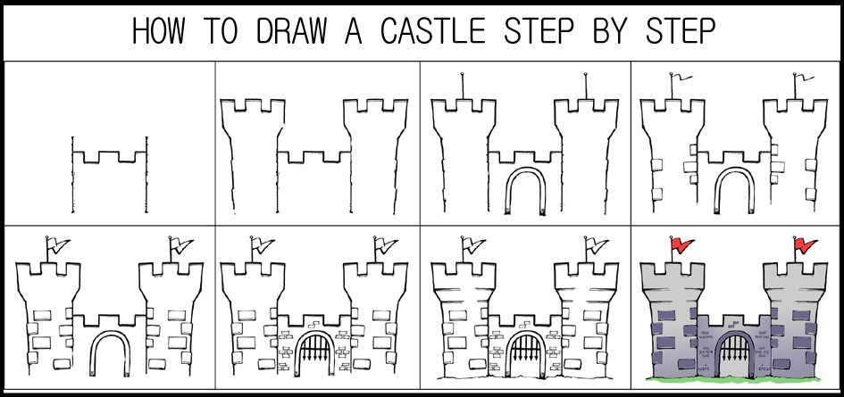 Castle Ideas 12 Drawing Ideas