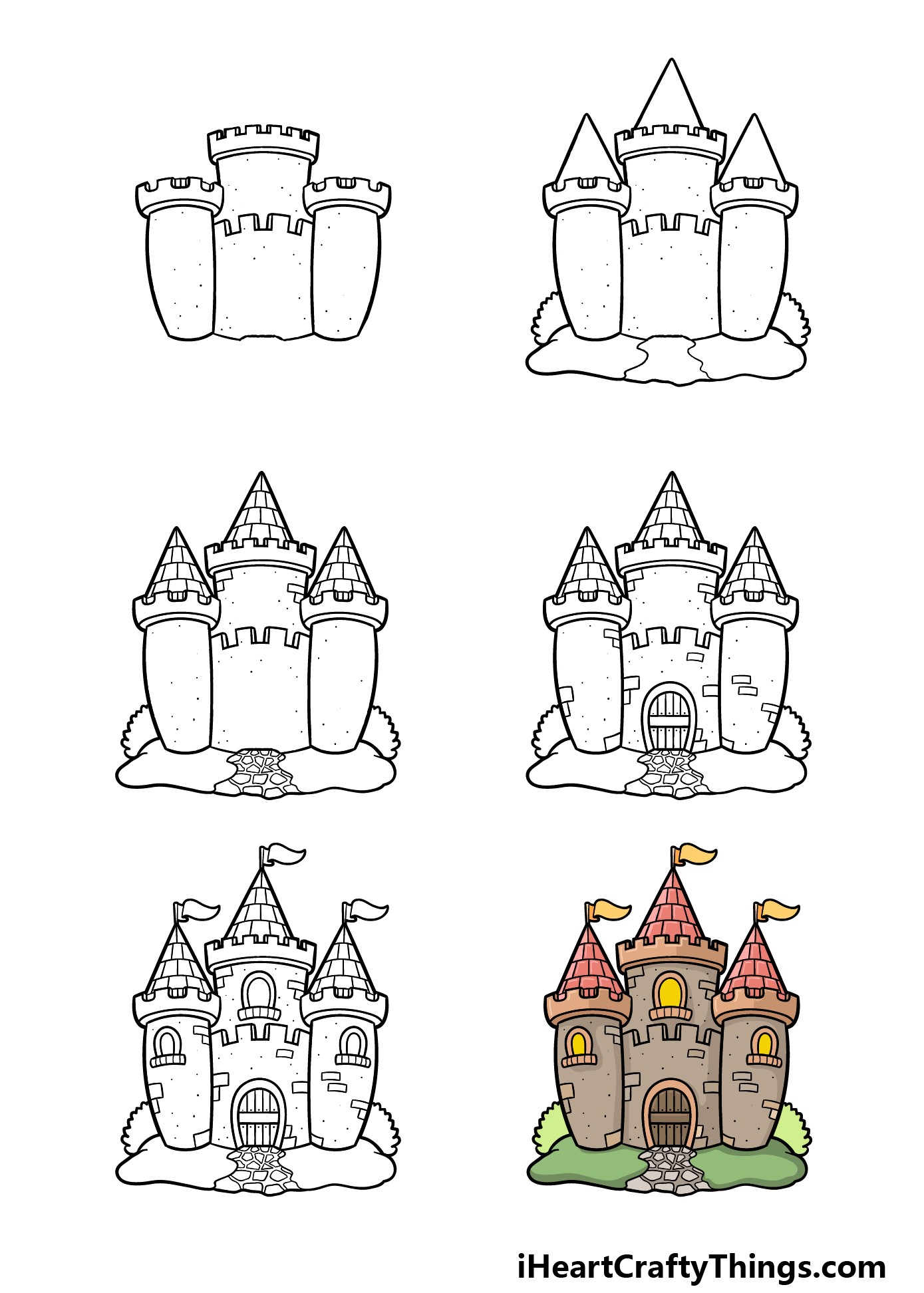 Castle Drawing Ideas