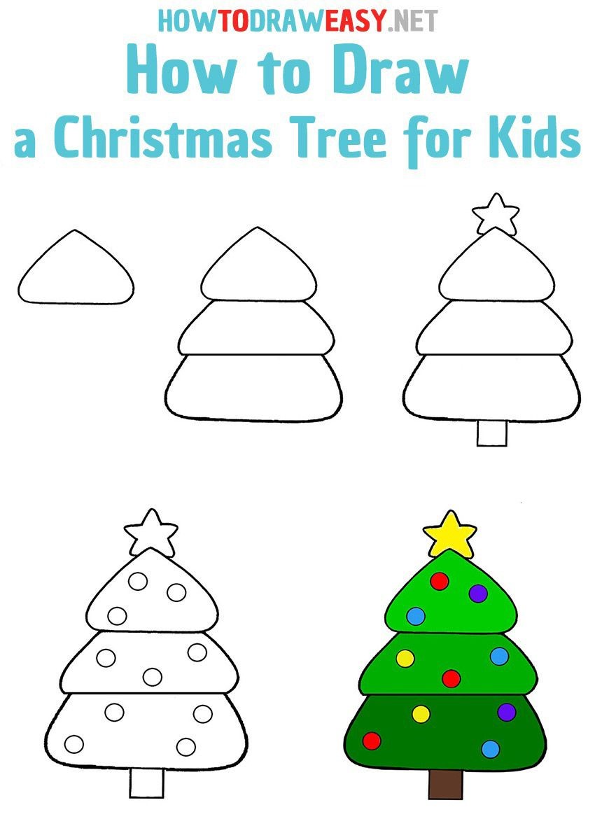 Christmas tree idea 10 Drawing Ideas