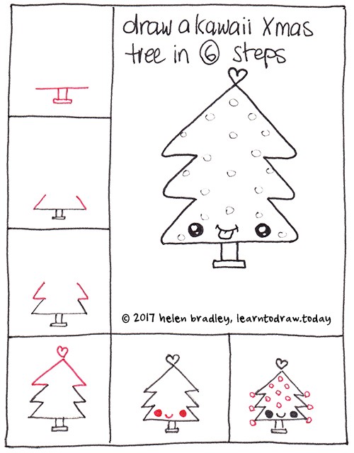 Christmas tree idea 11 Drawing Ideas