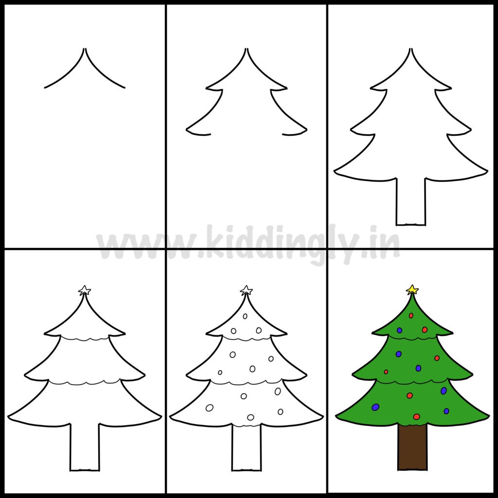 Christmas tree idea 3 Drawing Ideas