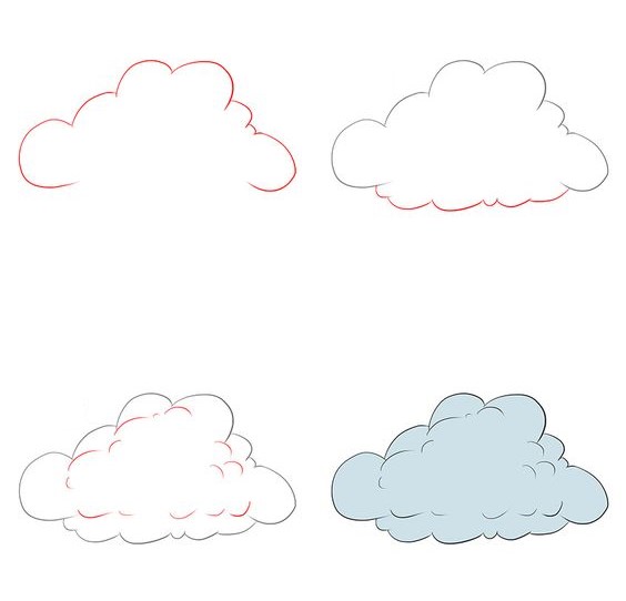 Clouds Drawing Ideas