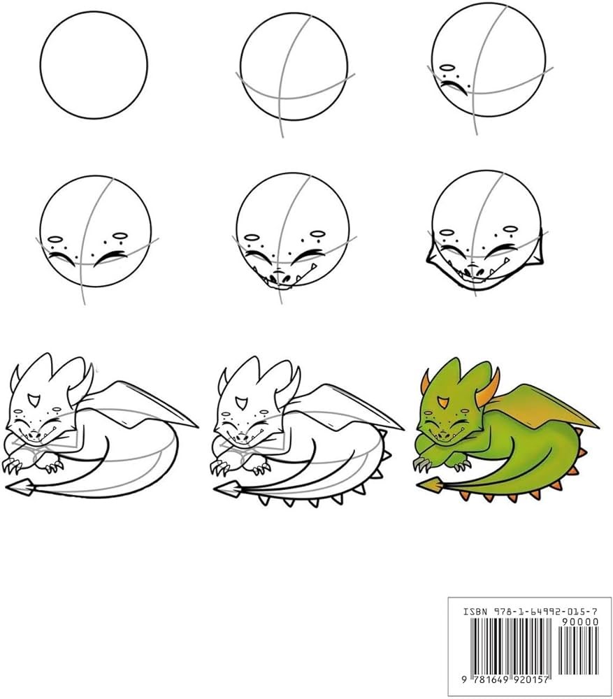 How to draw Dragon idea 10