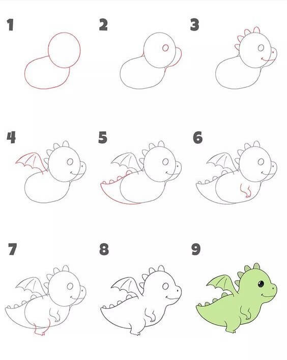 Dragon idea (14) Drawing Ideas