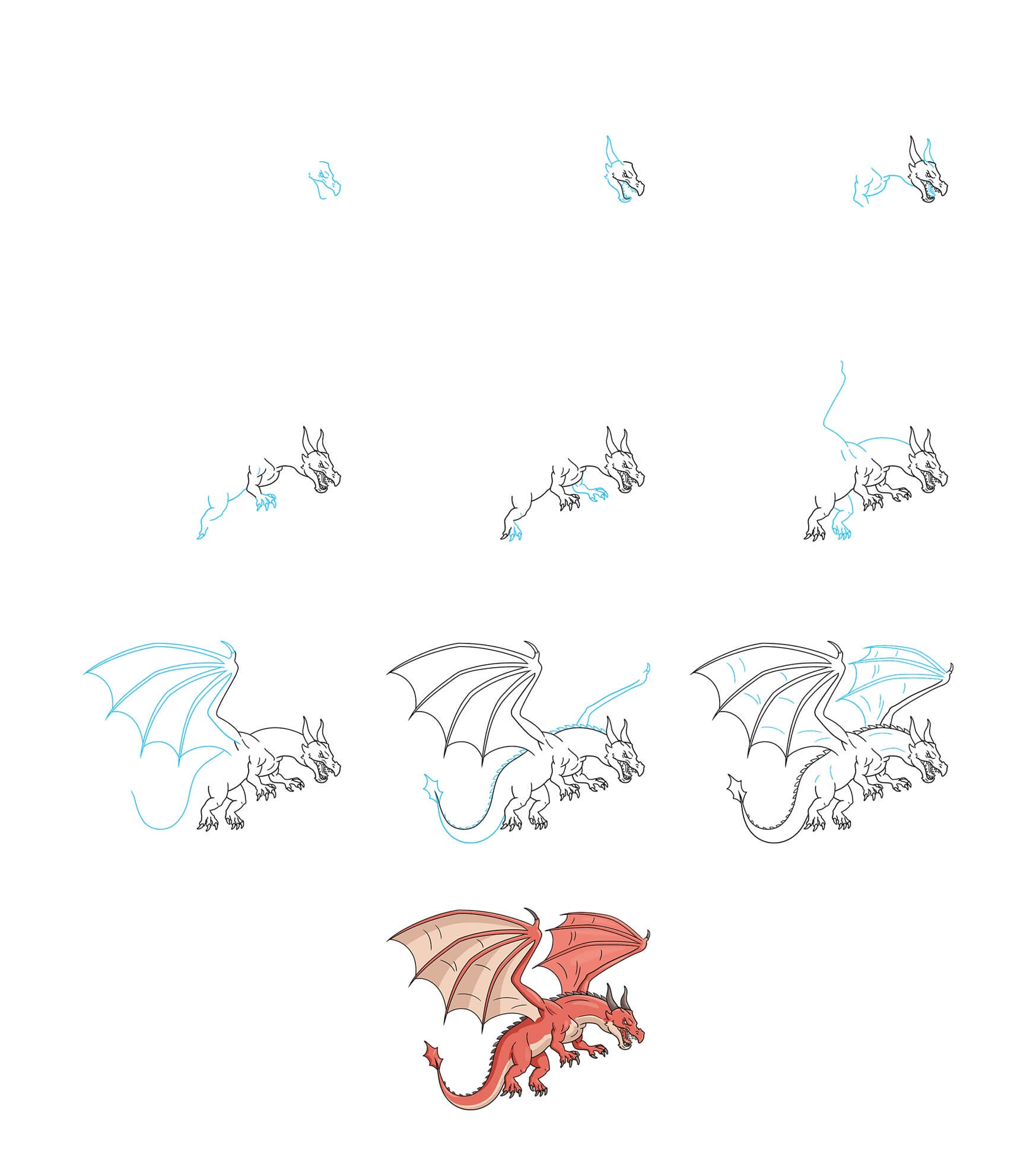 Dragon idea (18) Drawing Ideas