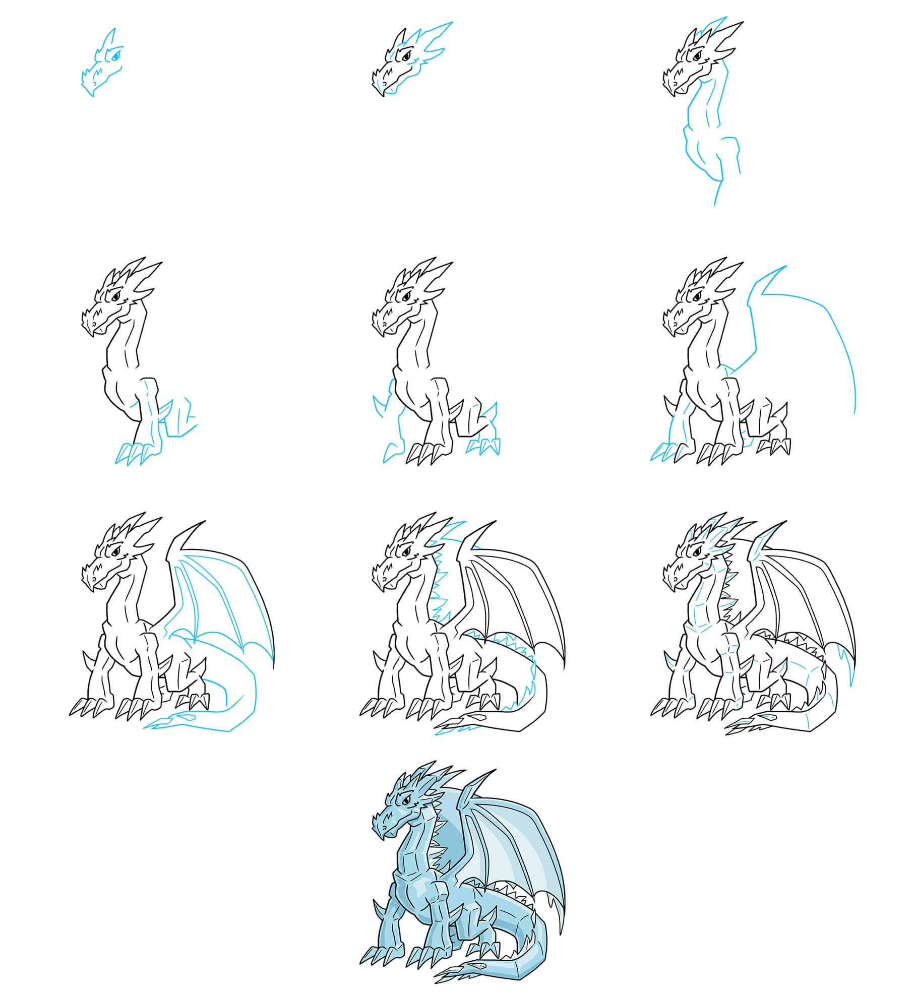 Dragon idea (26) Drawing Ideas