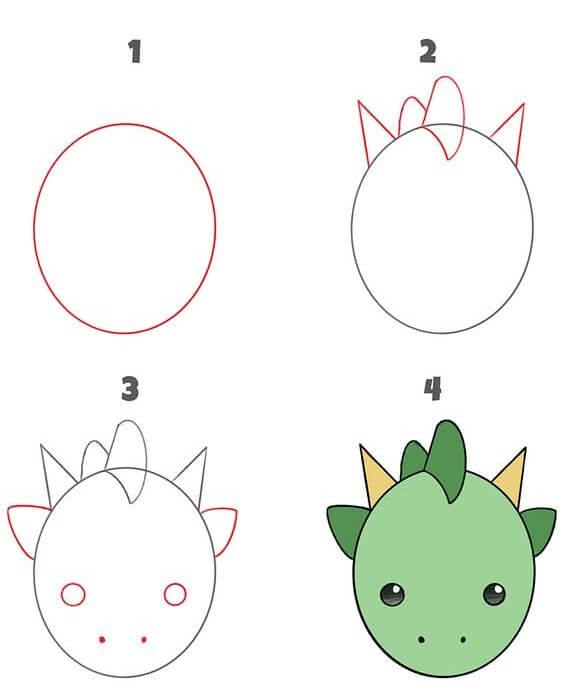 Dragon idea (30) Drawing Ideas