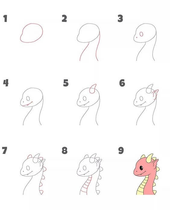 Dragon idea (33) Drawing Ideas