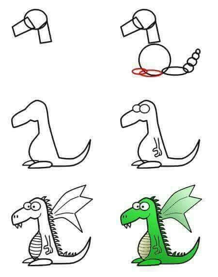 Dragon idea (35) Drawing Ideas