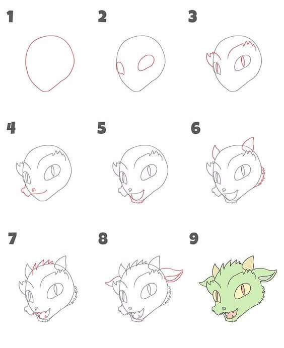 Dragon idea (39) Drawing Ideas