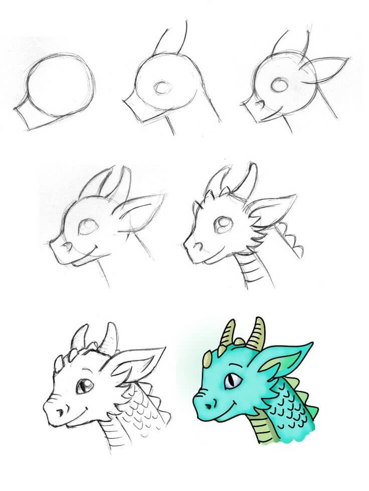 Dragon idea (45) Drawing Ideas