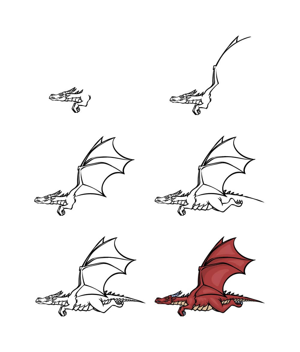 Dragon idea (48) Drawing Ideas