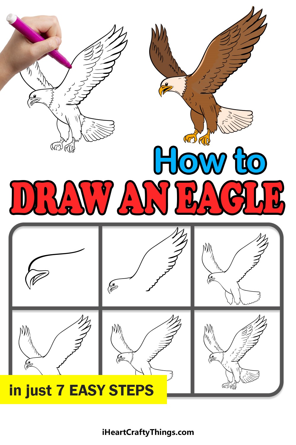How to draw Eagle idea 9