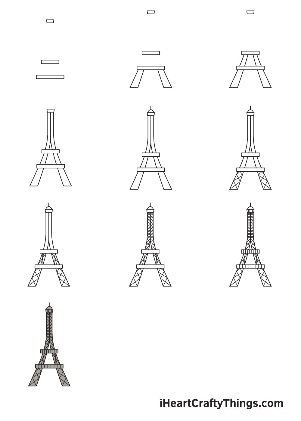 Eiffel Tower idea 1 Drawing Ideas