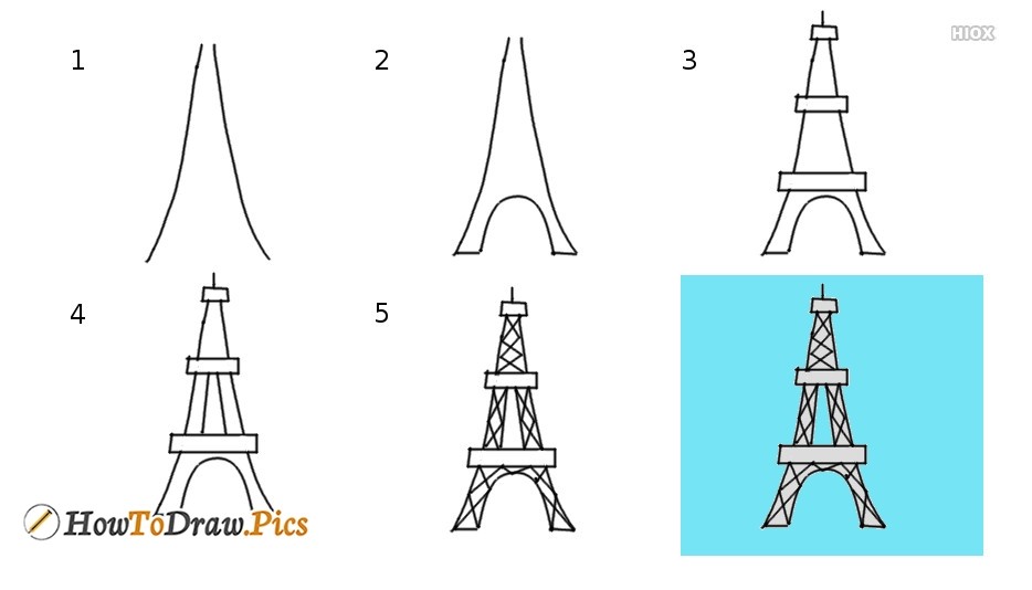 Eiffel Tower idea 4 Drawing Ideas