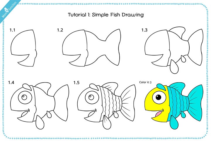 How to draw fish idea 12