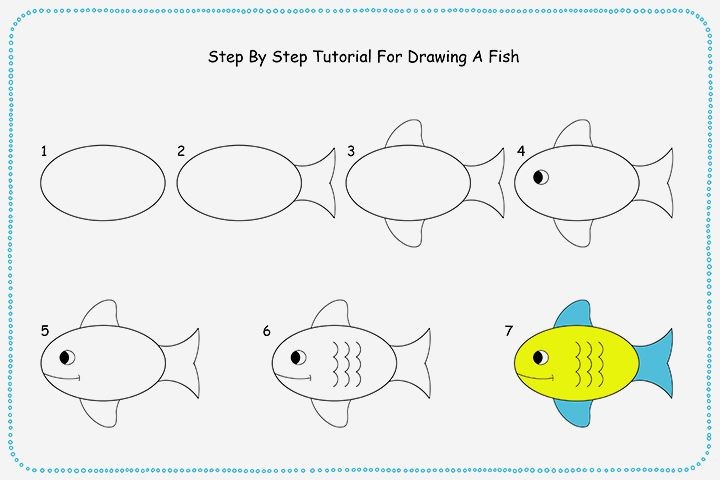 fish idea 13 Drawing Ideas