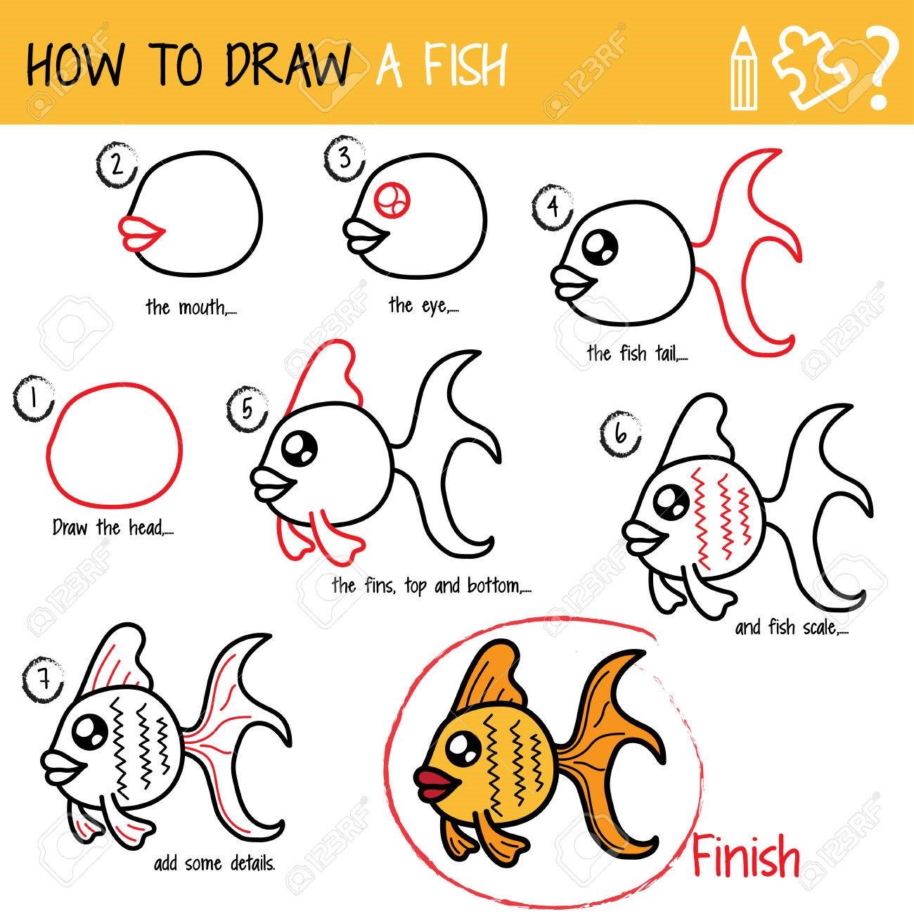 How to draw fish idea 18