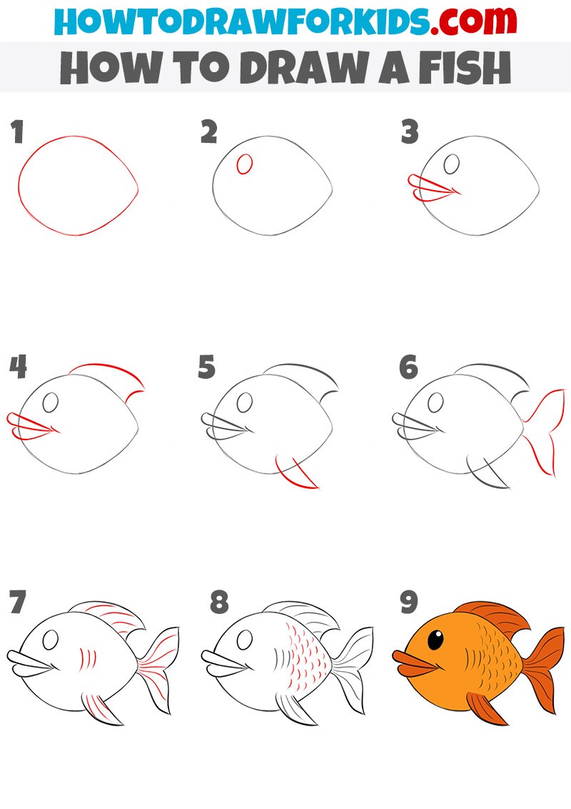 fish idea 9 Drawing Ideas