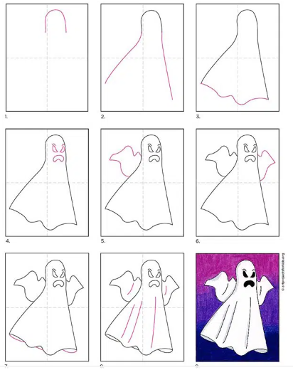 Ghost idea 10 Drawing Ideas