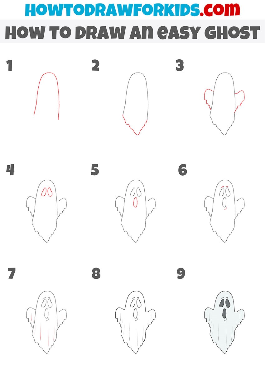 How to draw Ghost idea 7