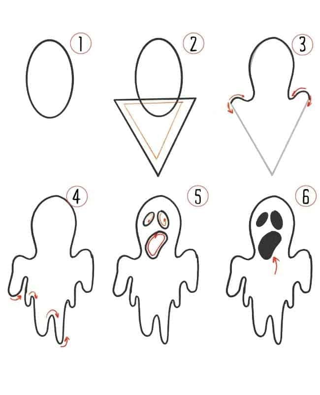 How to draw Ghost idea 8