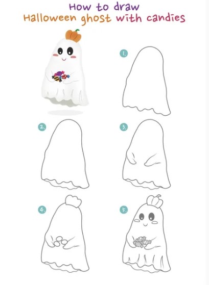 How to draw Ghost idea 9
