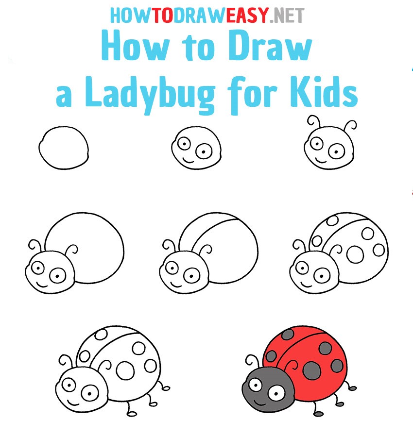 How to draw Ladybug idea 5